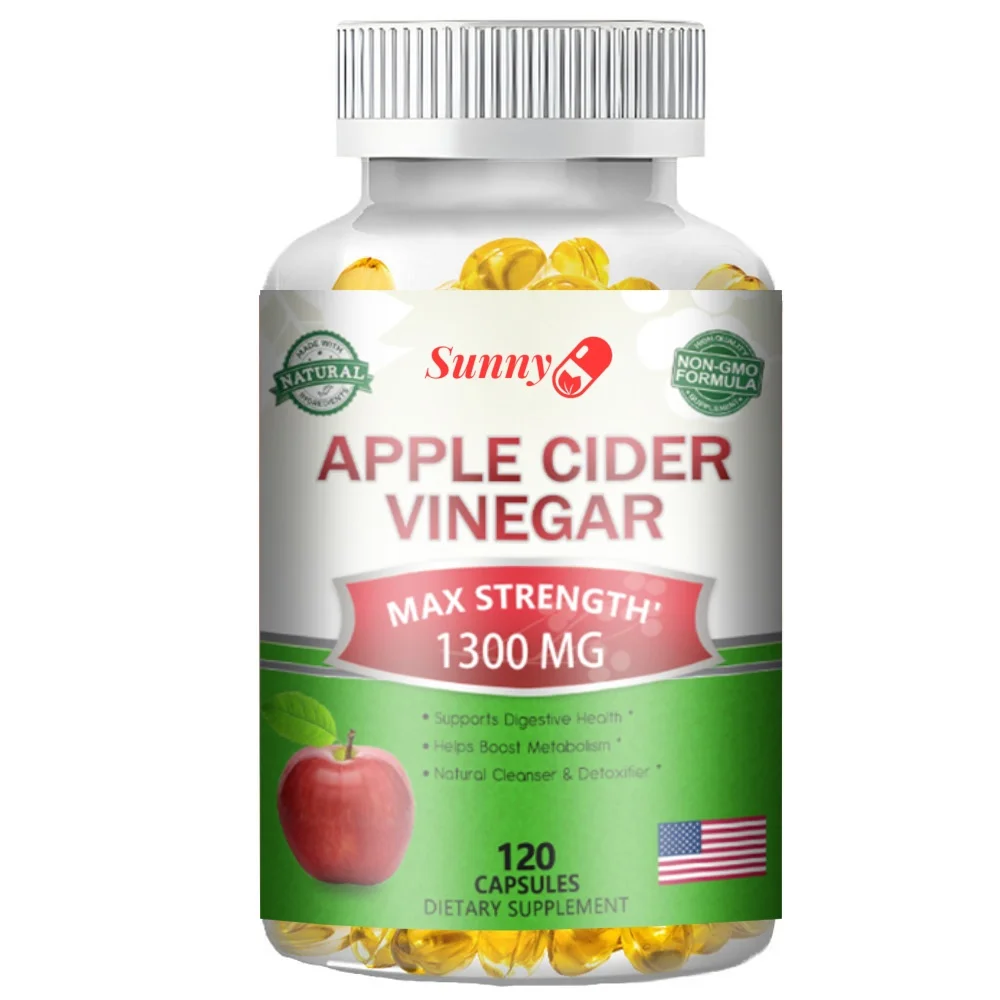 Apple Extract Supplement - Helps with weight loss, energy levels, fat burning, supports digestive health and immunity