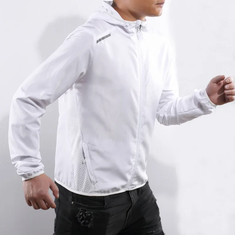 

Summer Windbreaker Men Tactical Jacket Waterproof Outdoor Hooded Coat Sports Military Field Climbing Thin Outwear Sumcreen Coats