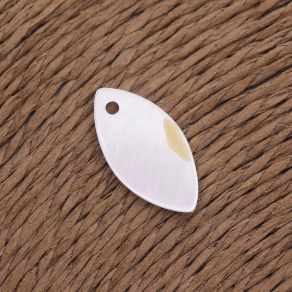 50 PCS 6mmX12mm 7mmX14mm 9mmX18mm Horse Eye Shape Shell Natural White Mother of Pearl Loose Beads