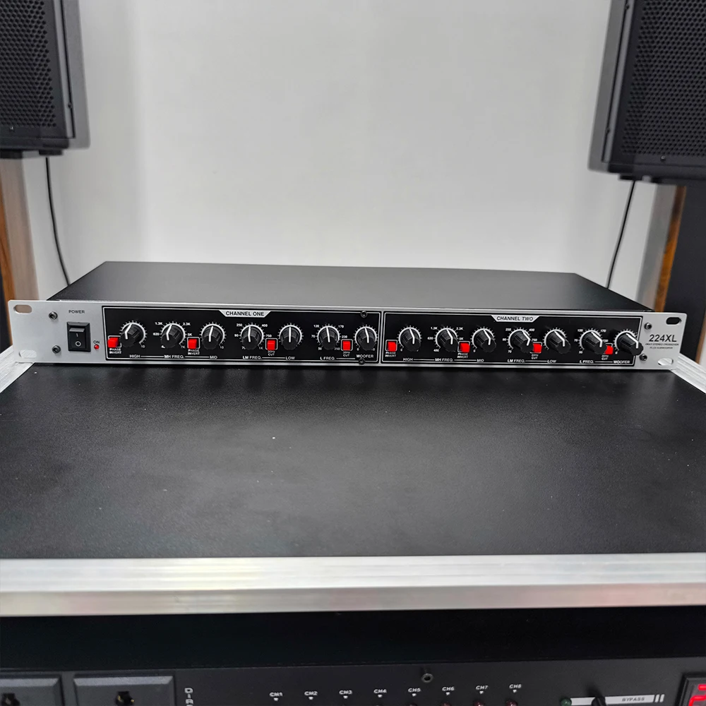 

FSWIRI 224XL/234XL Professional Stereo Audio Peripherals - 2/3-Way and Mono 4-Way Crossover with XLR Connectors, Alloy Material