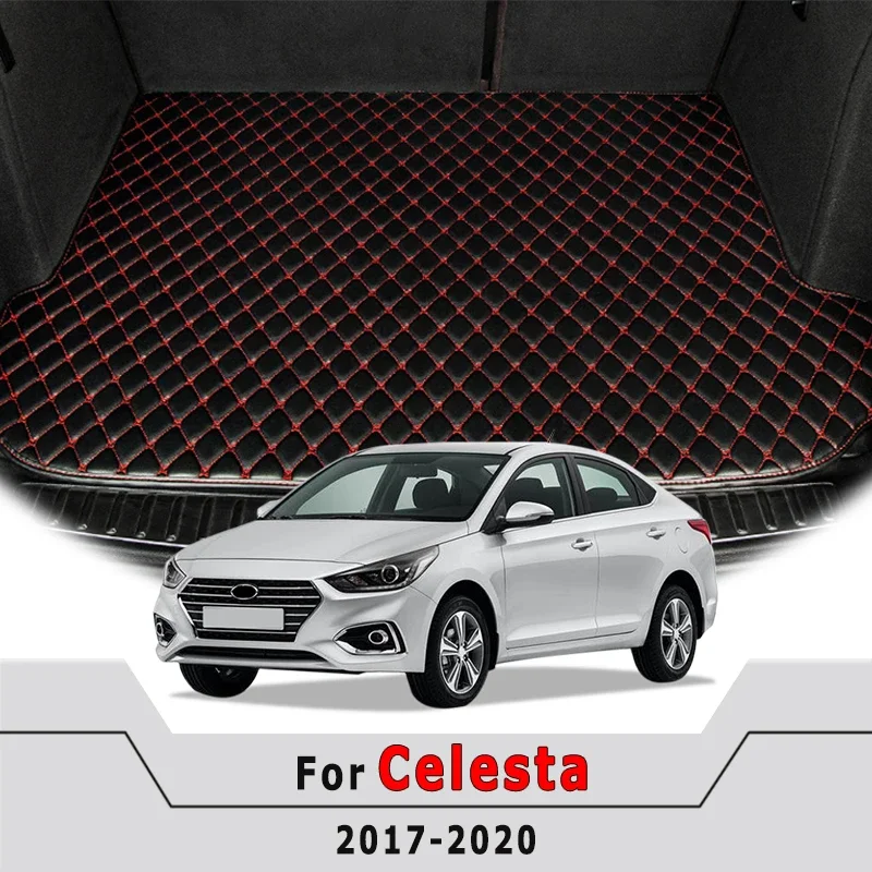 

Коврики в багажник автомобиля для Hyundai Celesta 2017 2018 2019 2020, вкладыши для багажника, аксессуары для салона автомобиля, сменные водонепроницаемые чехлы