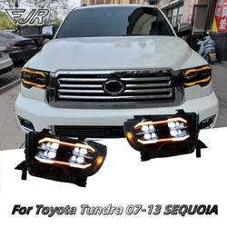 Car Headlight For Toyota Tundra 07-13 SEQUOIA 2008-2021 Upgrade to New Style Headlamp LED assemblies