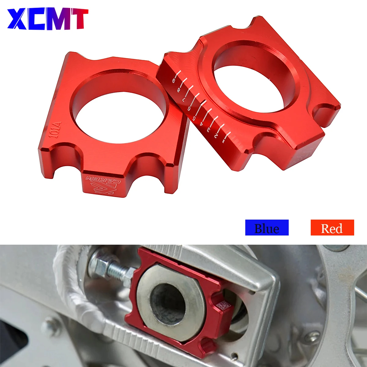 

CNC Motorcycle Rear Chain Adjuster Axle Blocks For HONDA CRF250R CRF450R CRF250X CRF450X CRF250RX CRF450RX CR 125 250 CRF X R RX