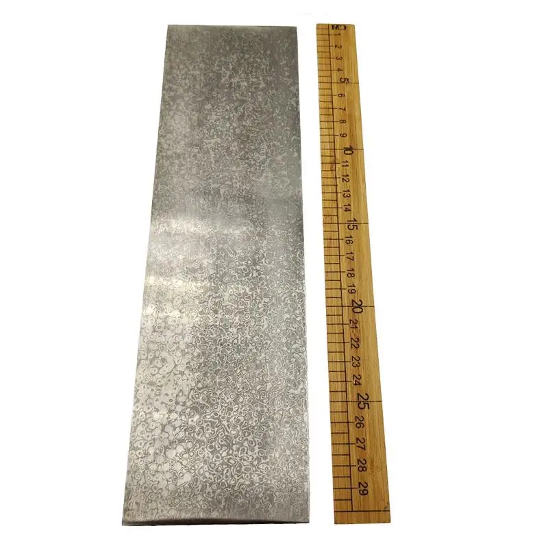 30x8.5x0.3cm Stal Damasceńska VG10 Konstrukcja Sandwichowa Stal Klipsowa Hartowana Ostrze Surowe Materiały do Samodzielnego Wyrobu Noży