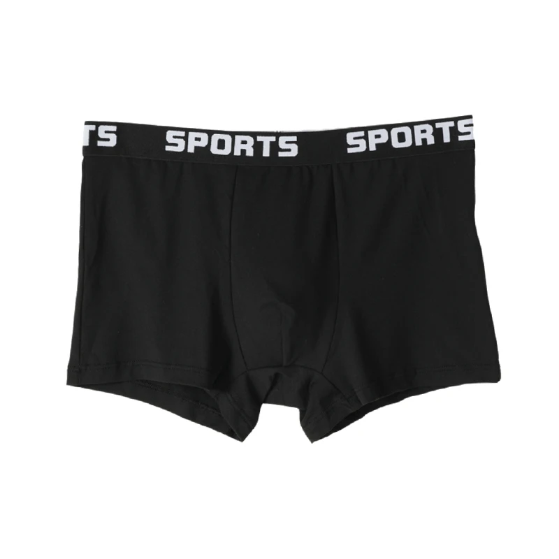 

Men SPORTS Trend Panties Casual Boxer Shorts Underwear Man Simple Breathable Underpants Sexy Male Intimate Comfort Panties