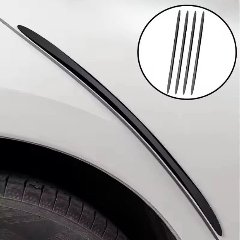 

4Pcs 40cm Car Anti-collision Strip Clear Self-adhesive Universal Truck Auto Body Door Side Rearview Mirror Bumper Protector