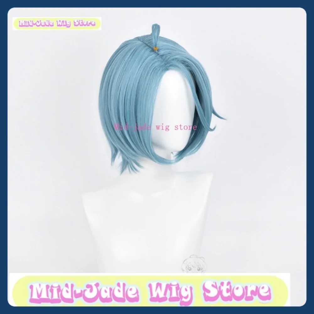 Mid-jade peruca loja conjunto estrelas himeru cosplay peruca anime jogo rpg traje de halloween adereços cabelo sintético
