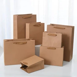20/50pcs kraft paper gift bags, birthday, party, anniversary, party, holiday packaging bags, DIY Blessing Gift Bag