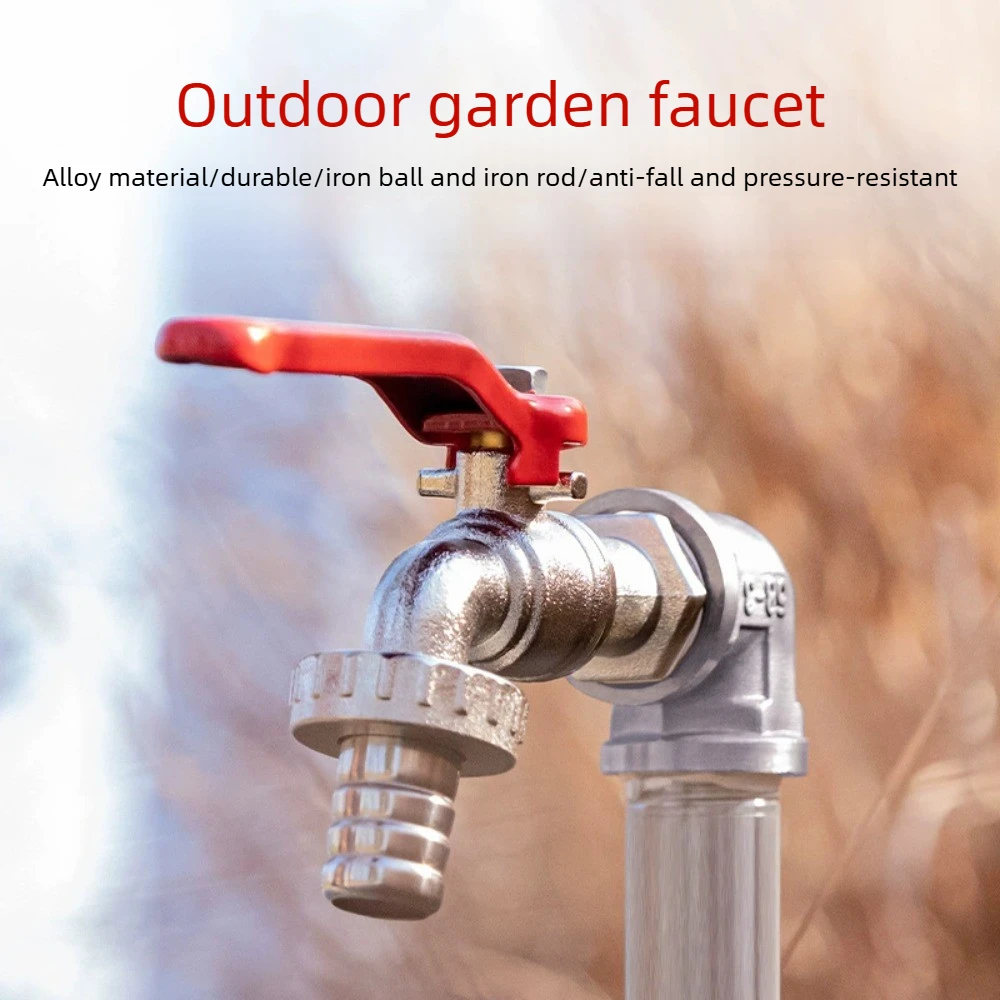 Durable Zinc Alloy Wall Faucet 1/2