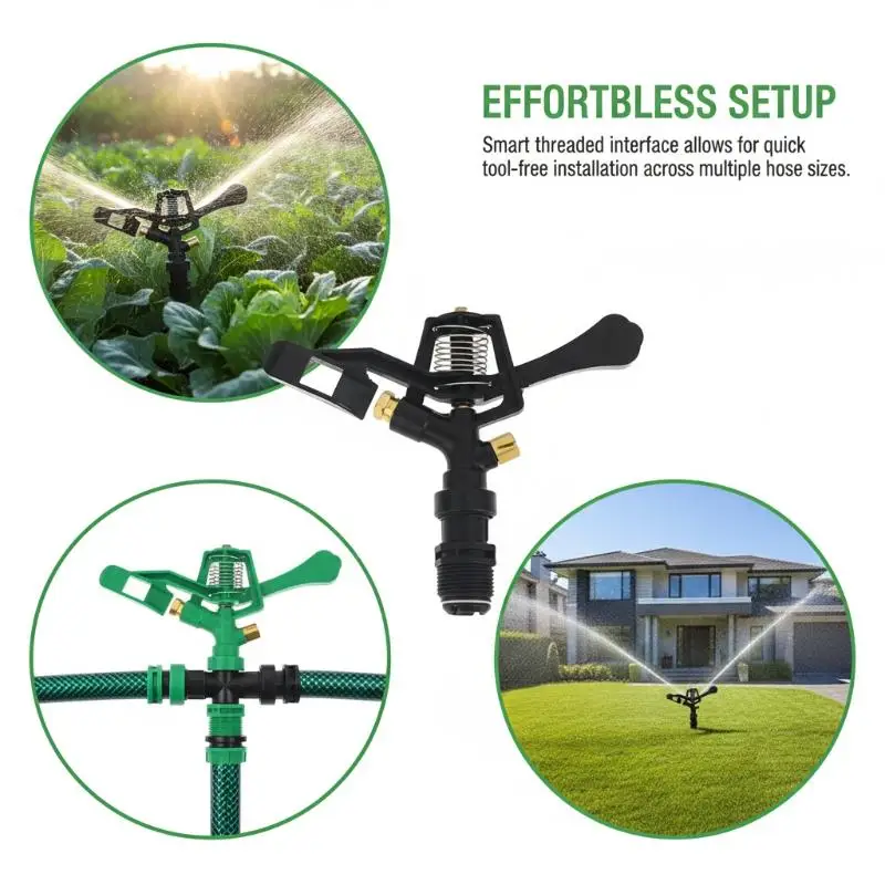 

Plastic Rocker Arm Sprinkler Head 3 4 Inch Male Thread 360 Degree Rotating Lawn Garden Irrigation Nozzle Watering
