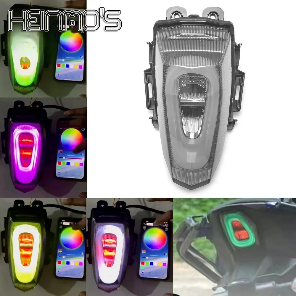 Motorcycle Compatible With Yamaha R15 R125 R3 R25 Accessories LED Lights Taillight Rear Brake Turn Signal Integrated