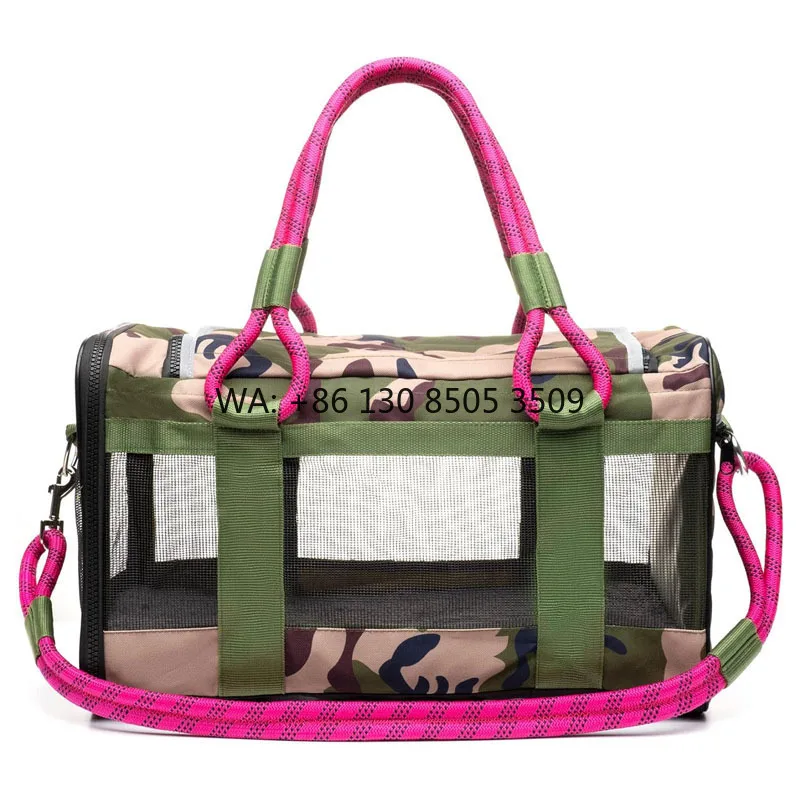 

Wholesale Lightweight Small Dog Carrier Suitable for Outdoor Carrying of Cats and Dogs Handheld Pet Bag with Breathable Mesh