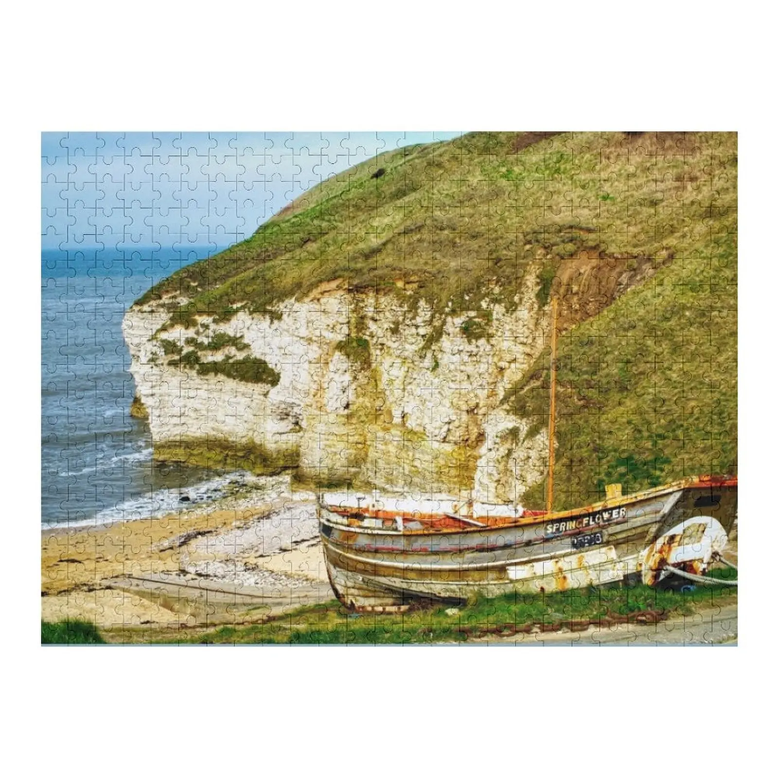 

Flamborough North Landing Jigsaw Puzzle Custom Gifts Scale Motors Puzzle