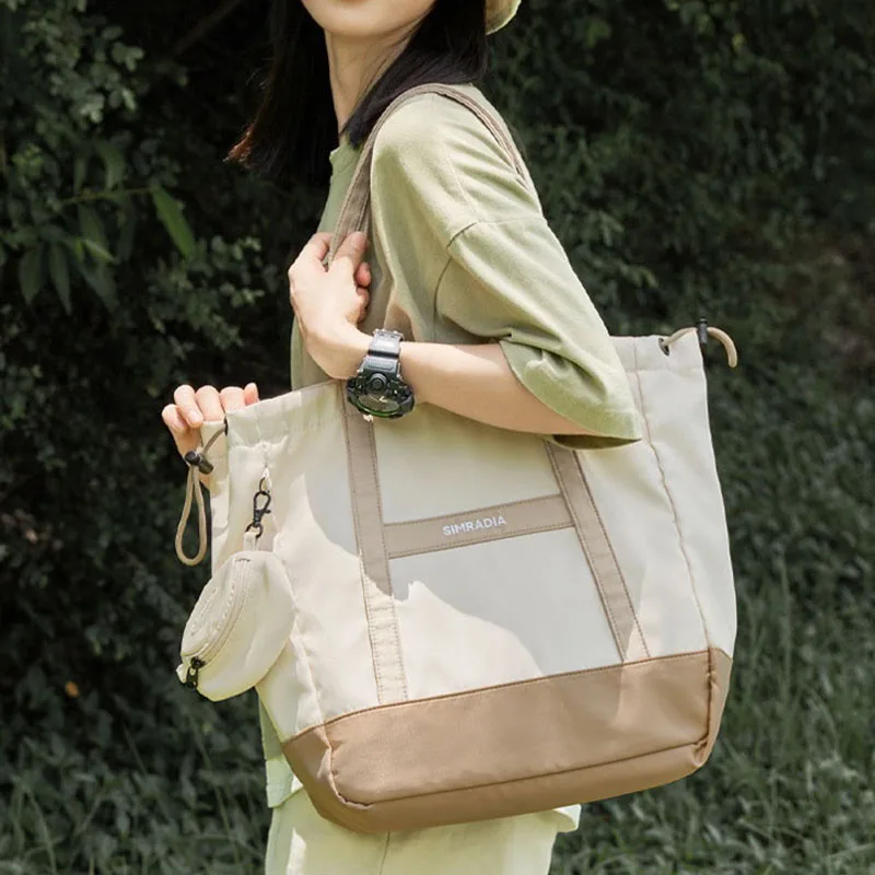 

New Women's Tote Bag, Large-Capacity Travel Handbag, Outdoor Travel Commuter Shoulder Bag, Trendy Casual Bag, Unisex Multi-Functional Storage Bag