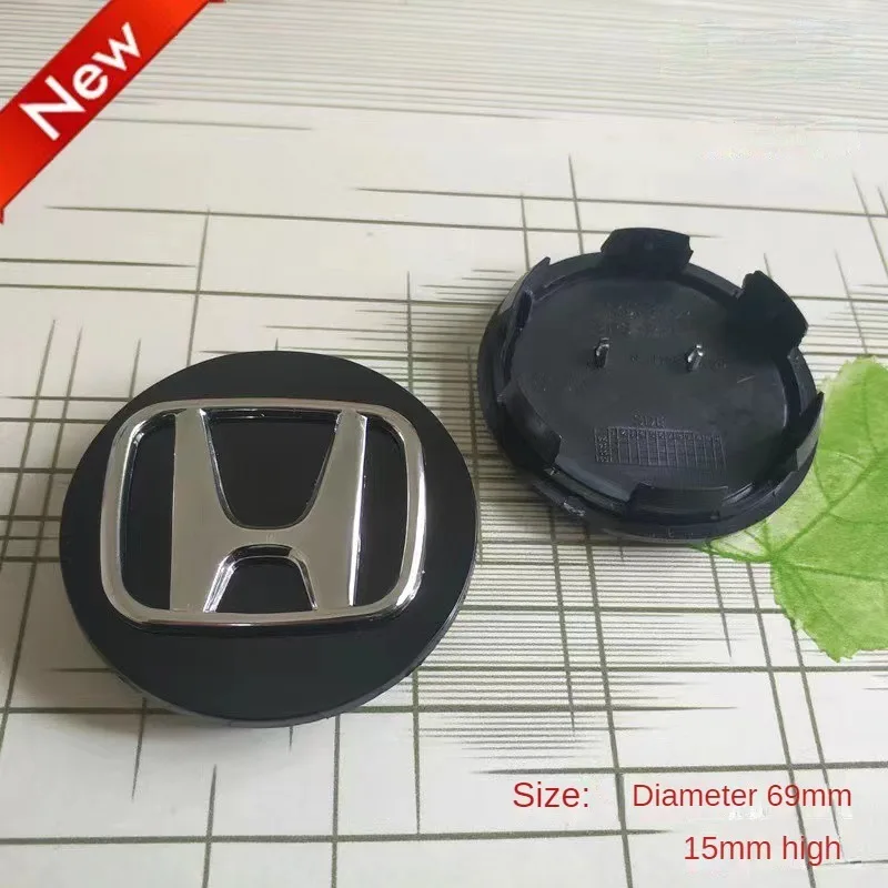 4pcs 58/69mm Wheel Center Cap Car Logo Hub Cover Badge Emblem For Honda Civic City Accord CRV Hrv Jazz Odyssey Spirior CBR HRV