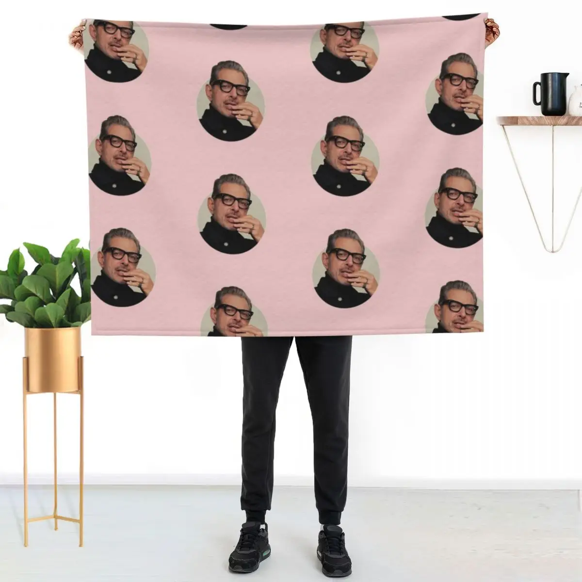 

Jeff Goldblum Throw Blanket No Pilling Soft Warm Blanket for Bed