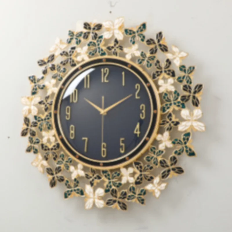 Enamel Butterfly Clock Wall Cl - Luxury Lifestyle Fashion ulasan dan harga