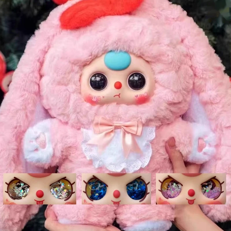 

New Baby Three Limited Edition 100-Piece Dolls Medium Face With All Over Flowing Sand Design Collectible Lily Rabbit Town Toy