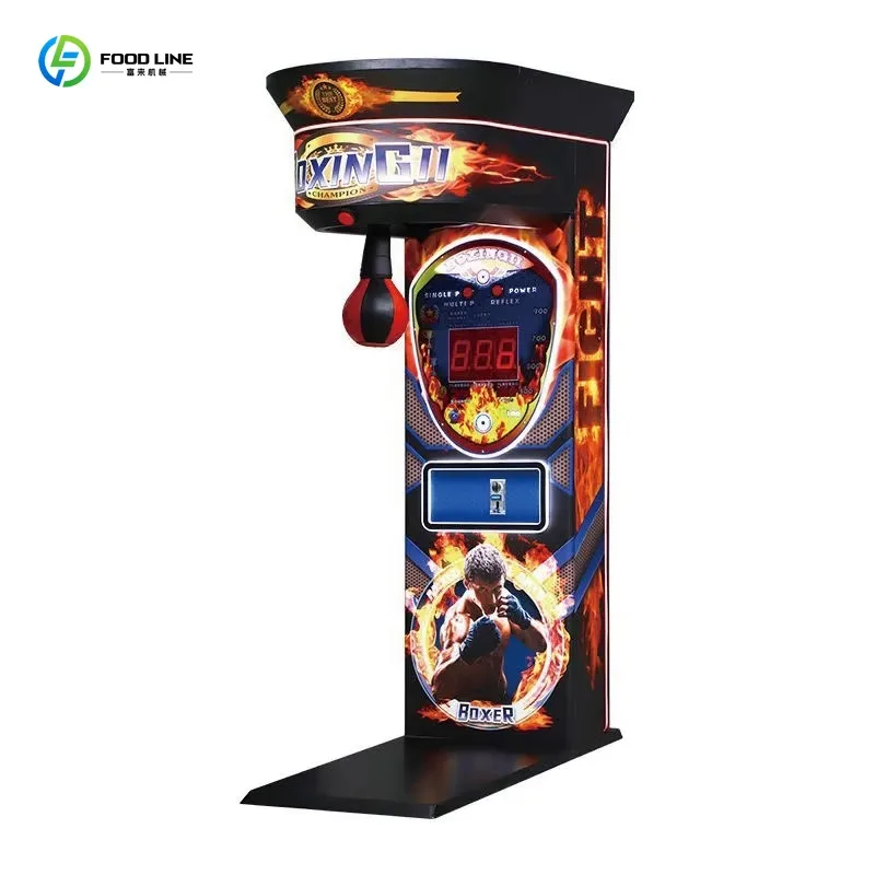 Entertainment Center Sports Punch Boxing Arcade New Coin Operated Machine Hot Selling 1 Year Warranty