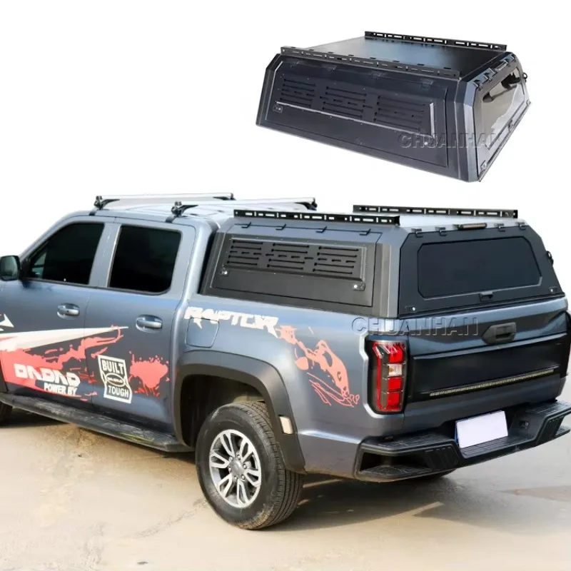 

Modification Pickup Truck Cover Hardtop Aluminium Camper tacoma Canopy for 2016 tundra Hilux Foton Tunland G7 Canopy