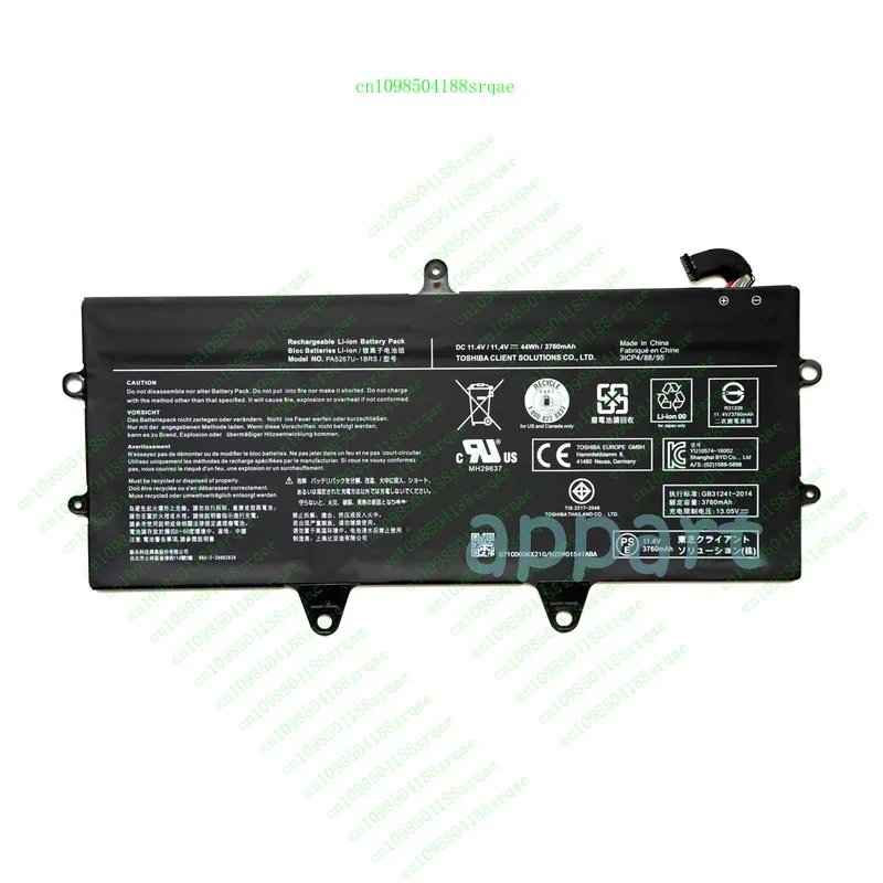 

New Genuine PA5267U-1BRS Battery for Toshiba Portege X20W X20W-D-10E X20W-D-10R"% Test"
