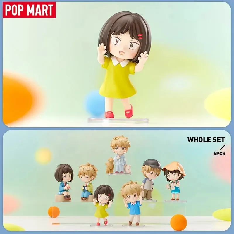 Pop Mart Skip und Loafer glänzende Serie Action figur Spielzeug Puppen Weihnachts geschenke für Kinder PVC Modell Sammlung Raum dekoration