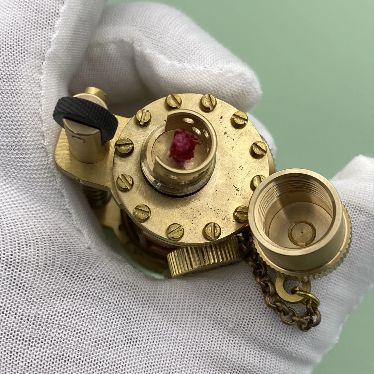 Retro Steampunk Brass Kerosiene Lighter, Multi-gear Mechanical Structure, Handmade Collection-grade Ignition Tool