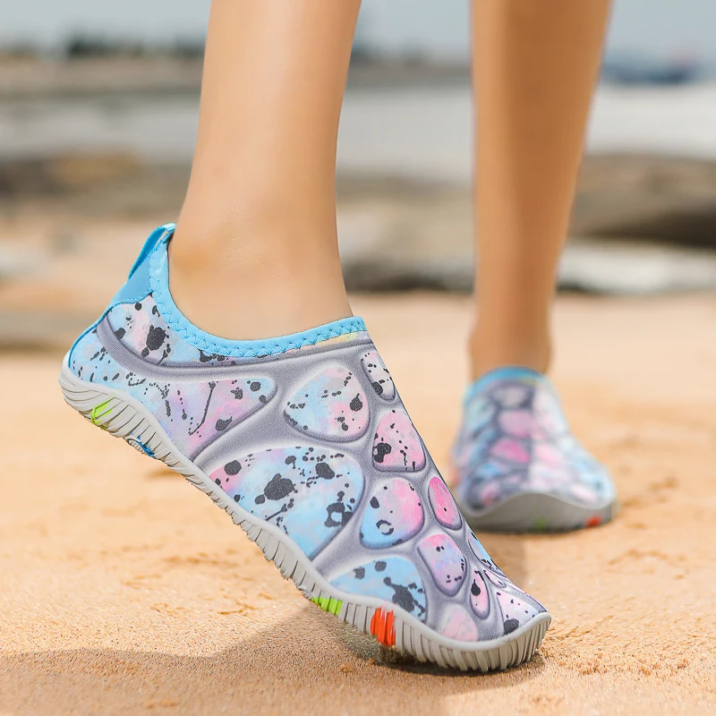 

Летняя женская нескользящая пляжная обувь для воды, женская обувь для морского босиком, обувь для плавания цвета морской волны, размер 34-42, дропшиппинг