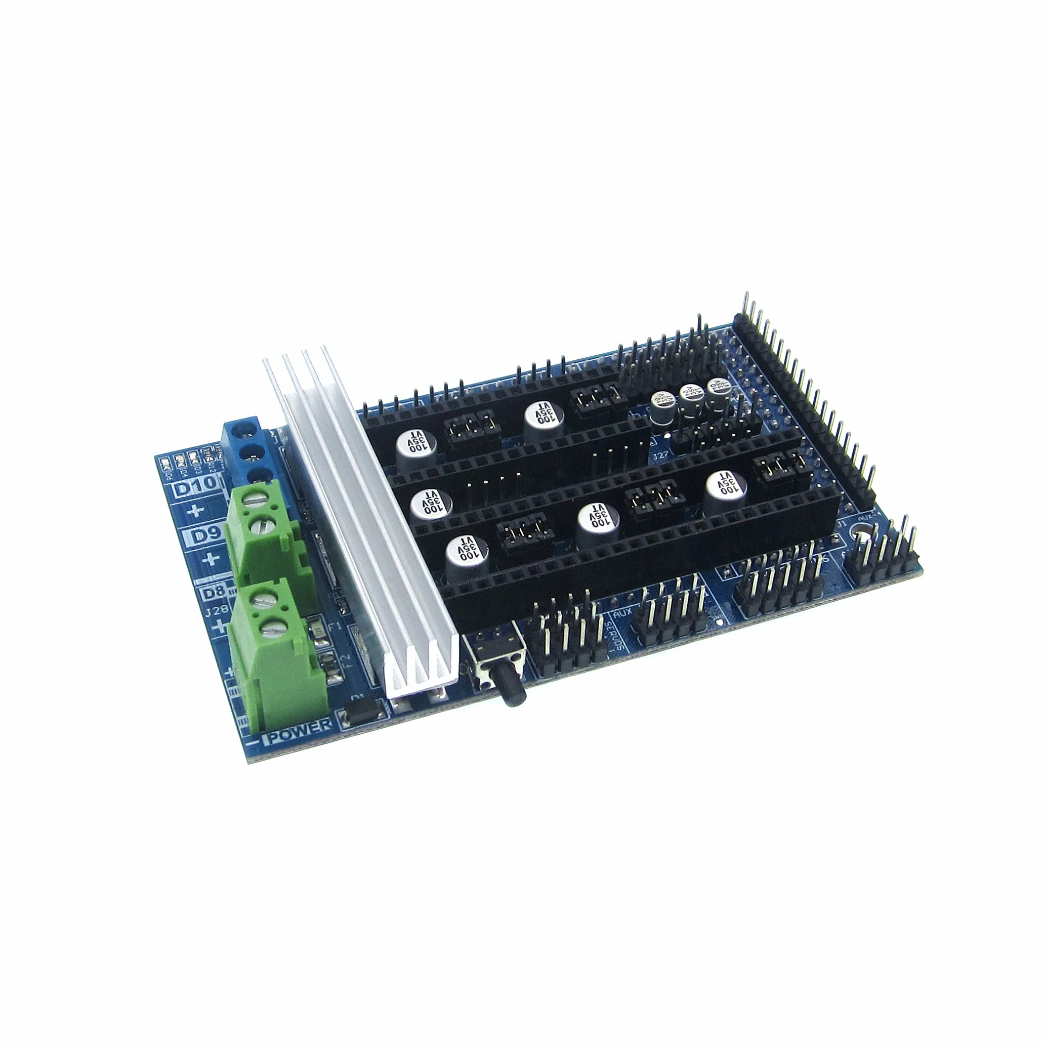 RAMPS 1.4 1.5 1.6 Деталь панели Материнская плата 3D-принтеры Запчасти Щит Красный Черный Управления