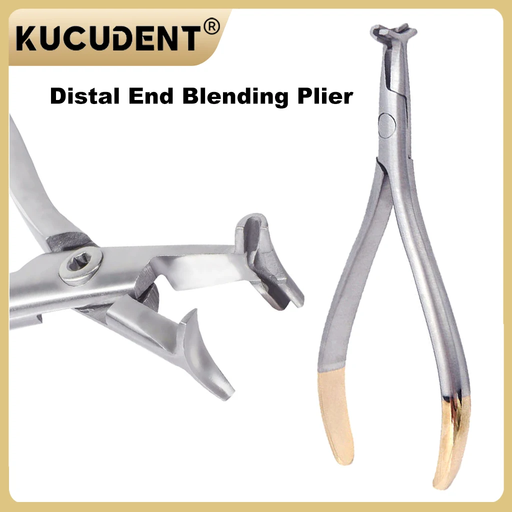 1Pcs Dental Distal End Bending Plier Dental Archwire Cinch Back Pliers Dentistry Orthodontic Arch Wire Bender Forceps