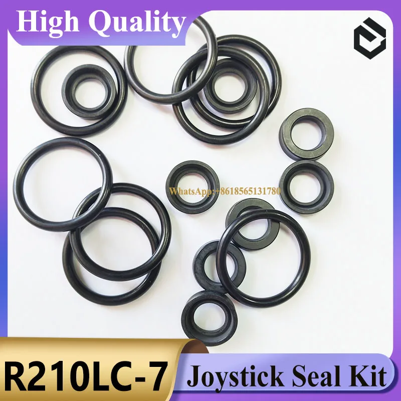 Joystick Seal Kit Pilot Valve Seal R60 R130-5 R200-5 R210-7 R210LC-7 R220-5 R220-9 R220-9S R220LC-9S R225-7 R290LC-3 Excavator