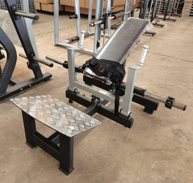 เครื่องบริหารกล้ามเนื้อสะโพกคุณภาพสูงสำหรับการฝึกกล้ามเนื้อสะโพกเชิงพาณิชย์ อุปกรณ์ออกกำลังกายในฟิตเนส