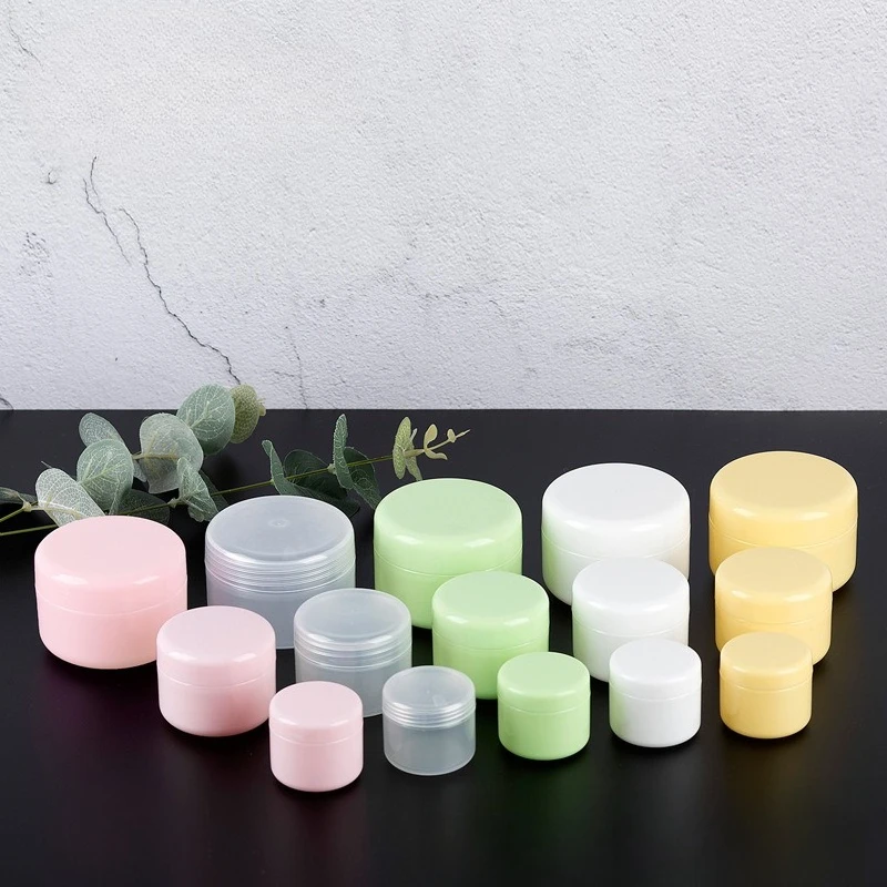 

10Pcs Refillable Plastic Cosmetic Jars Empty Makeup Containers Travel Portable Storage Pots for Lotion Cream Packing Bottles