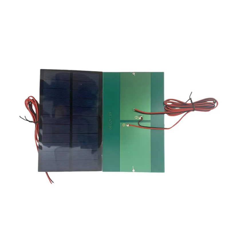 Bild 7: Solarpanel 5,5 V 6 V 130 mA 220 mA 240 mA 250 mA 500 mA Tragbare Mini-Solarzellen für DIY-Solarladegerät Sun Power-Modul mit Kabel