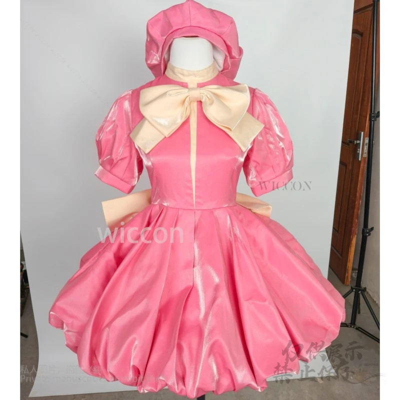 Cardcaptor Sakura Cosplay Costume Role Play Lolita Dress Clothing Pink Bowknot Fancy Kawaii Women Halloween Party Customized