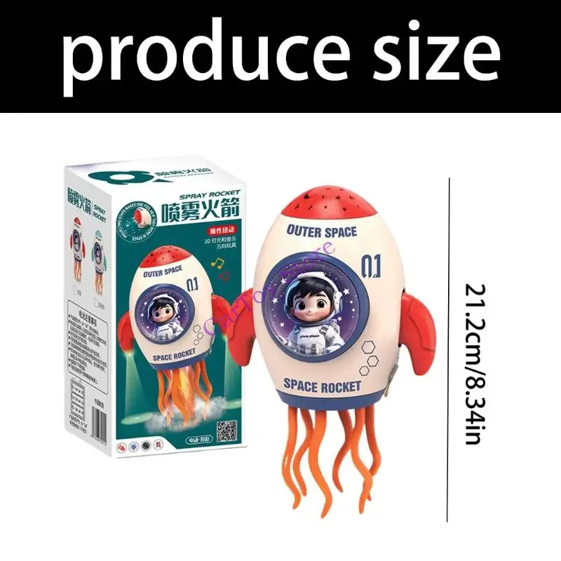 لعبة الرقص على شكل سفينة الفضاء الكهربائية مع موسيقى الإسقاط الضوئي، لعبة تجنب العوائق التلقائية، هدية عيد ميلاد للأطفال