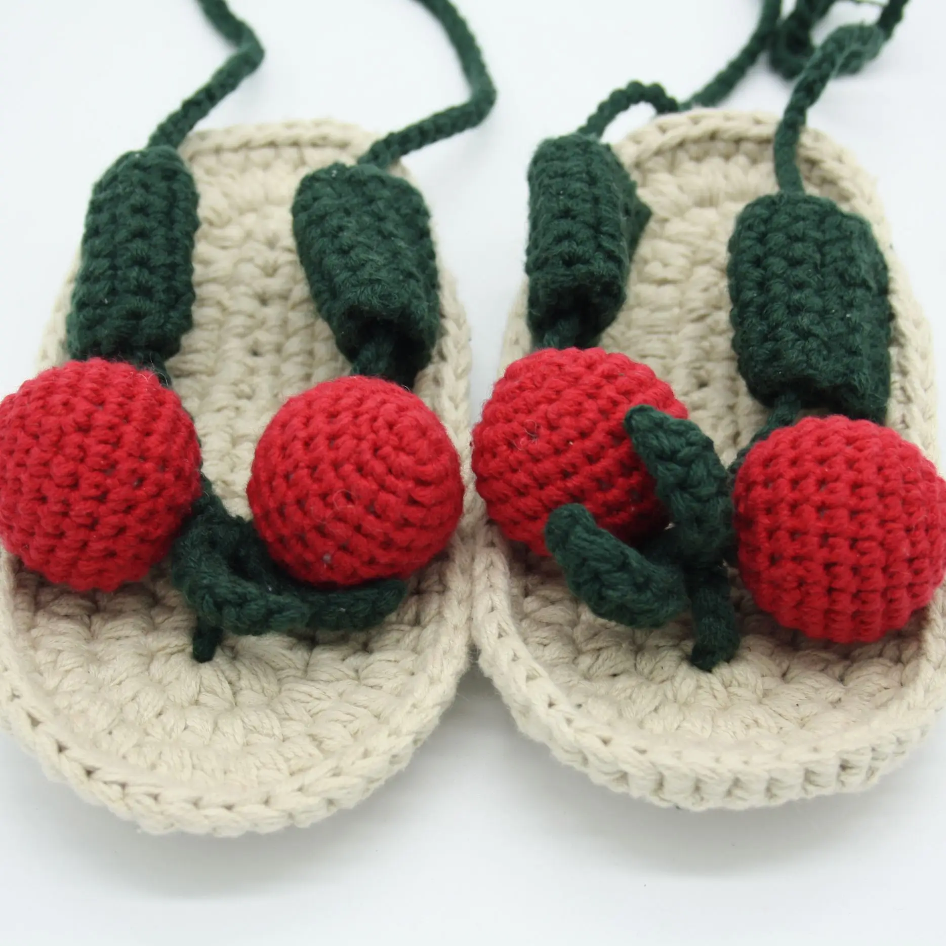 Handmade Cotton Crochet Children's Photo Studio Photography Sandals/BJD Crafts Decorative Shoes