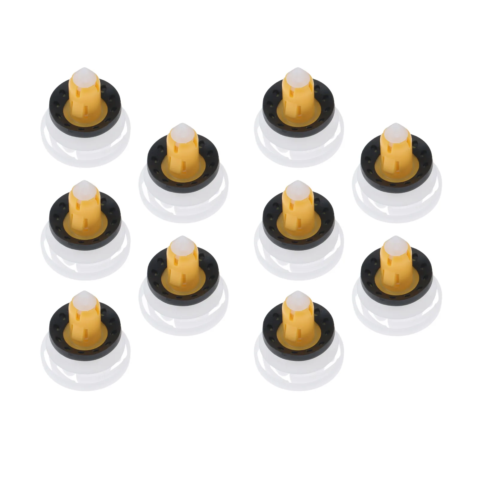 50 Clip Di Rivestimento Per Modanature Laterali – Compatibili Con Fiat 500X/500L E Renault Megane/Twingo, Ricambio 71775718, In Plastica Robusta