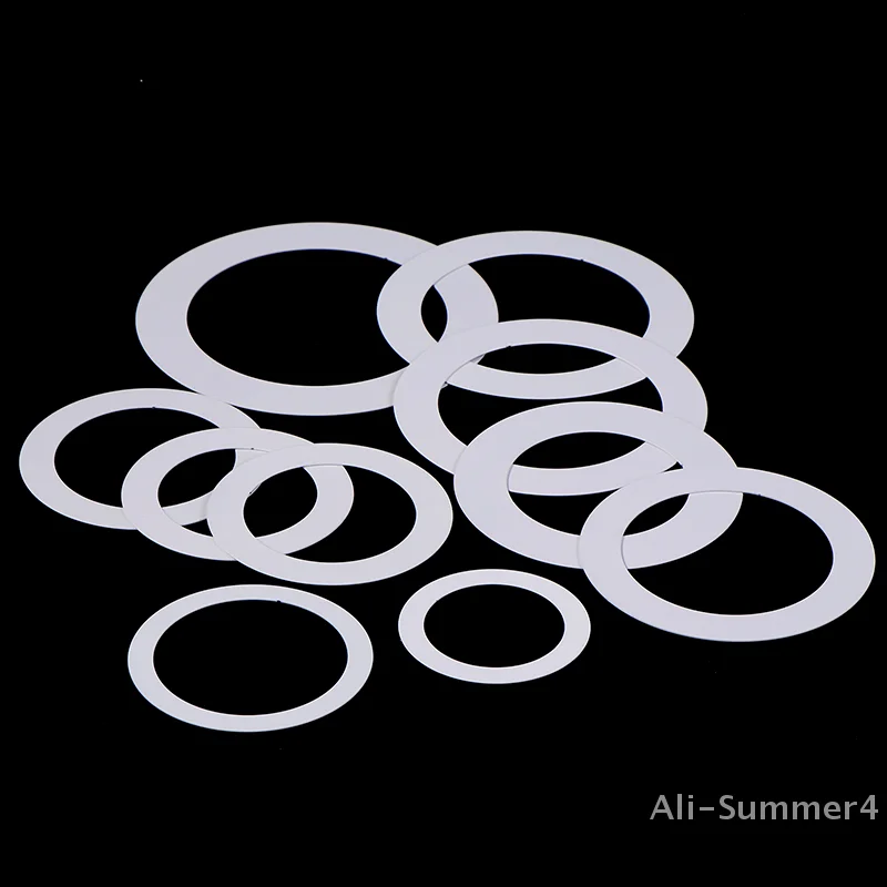 LED Spotlight Downlight O Rings White Lampshade Ring Adapter Concealed Spacers Shims Washers Light Stand Extension Gaskets