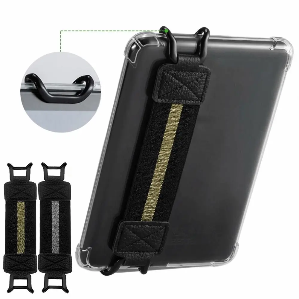 

PU Leather Secure Hand Strap Versatile High Elastic eReader Holder for Kindle/Kobo/Voyaga/Lenovo/Sony 6-8" E-Book Tablet