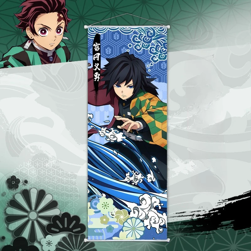 

Hot Sales Demon Slayers Anime Wall Scroll Poster Nezuko & Shinobu Kocho 2D Art Home Decorative Supplies Gift