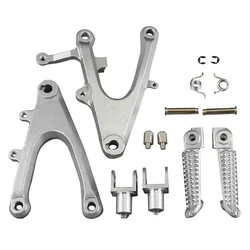 YZF R1 Motorcycle Front Footpeg Footrest Foot Rest Holder For Yamaha YZF-R1 2004 2005 2006 CNC Aluminum