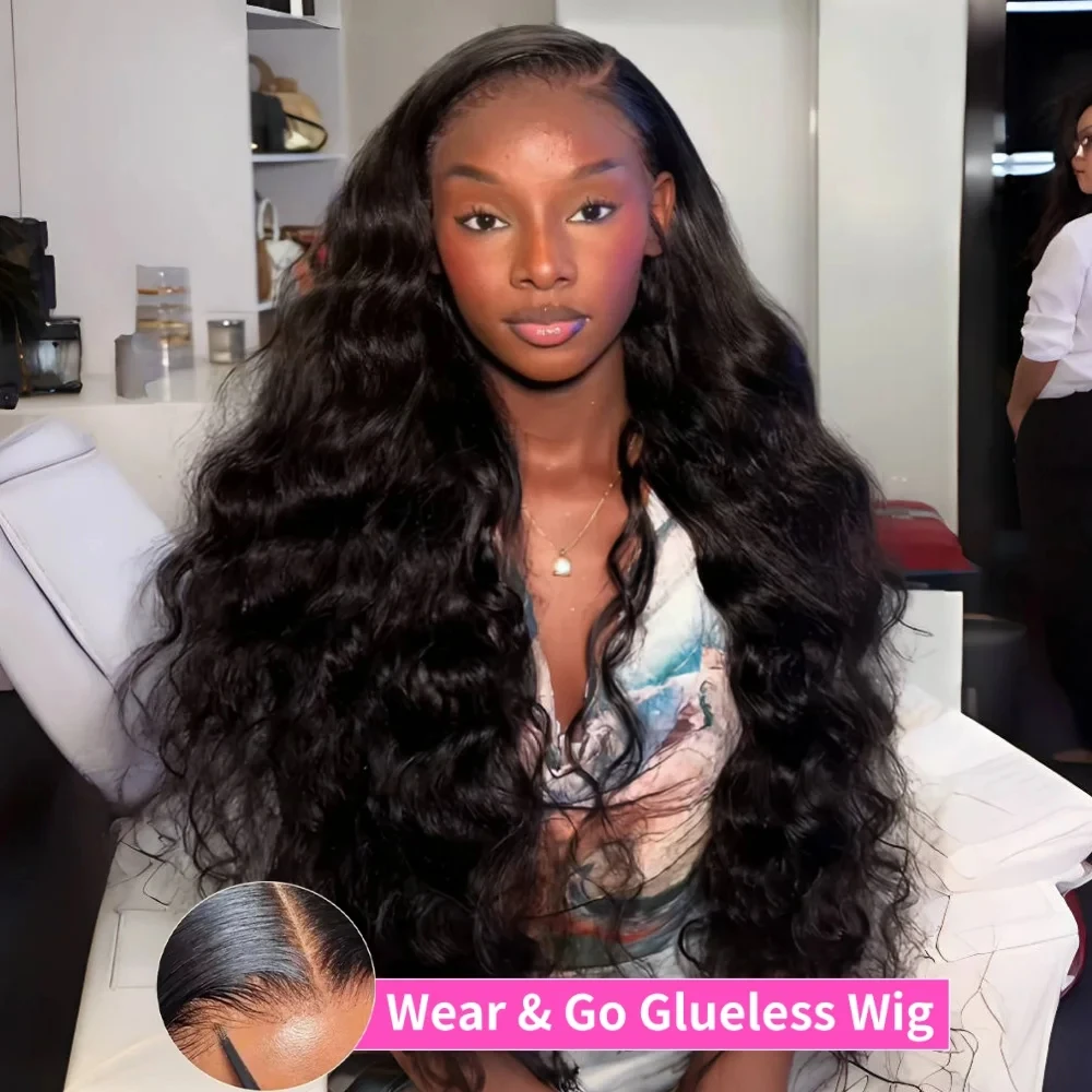

6x4 Glueless Wigs Human Hair Ready To wear Pre Cut Pre Plucked 5x5 Hd Transparent Body Wave 13*4 Lace Frontal Wig Brazilian Wig