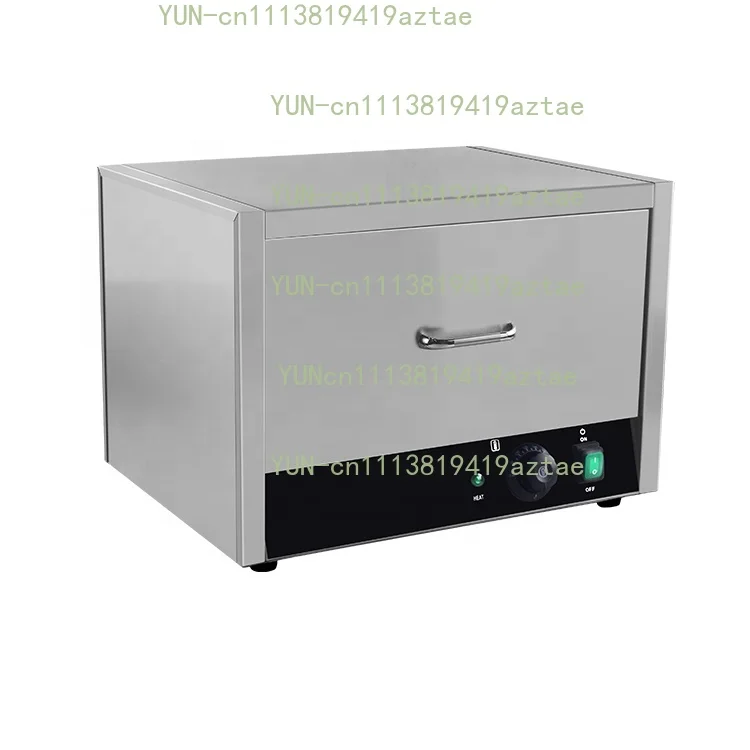 Stainless Steel Electric Steam Warmer Machine for Hot Dog Burger Buns Commercial Bread Moist Heating Display Case