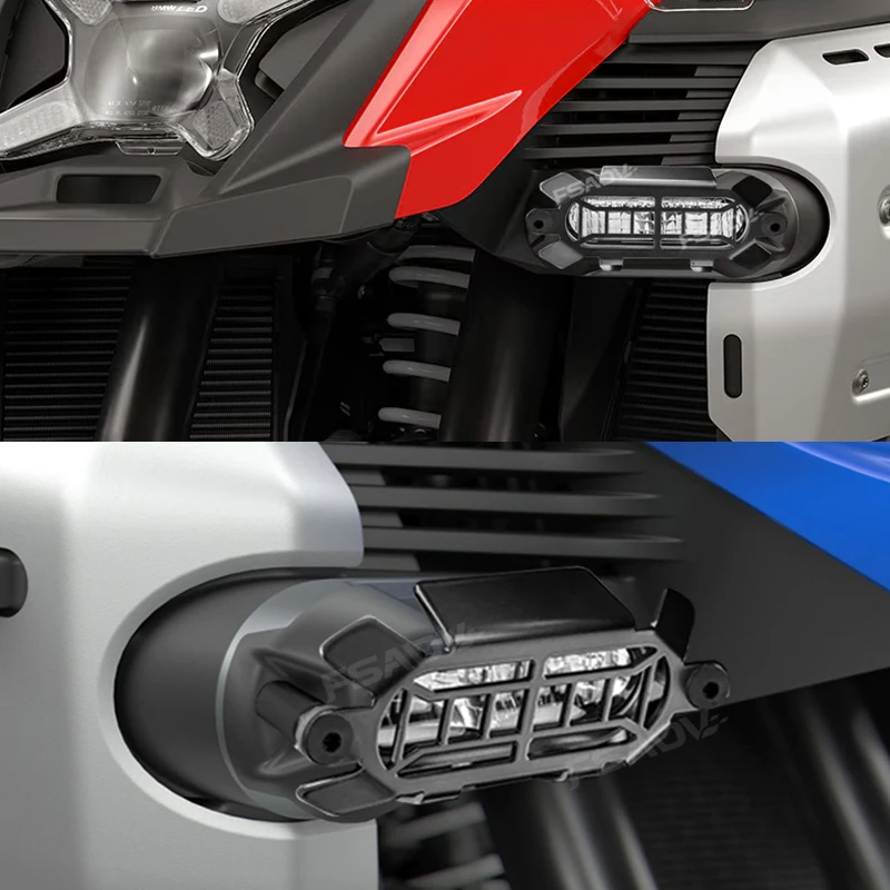 

Светодиодные вспомогательные защитные фонари для мотоциклов BMW R1300GS Adventure R 1300 GS ADV 2024 2025 2026, аксессуары, защитные кожухи для фар из поликарбоната