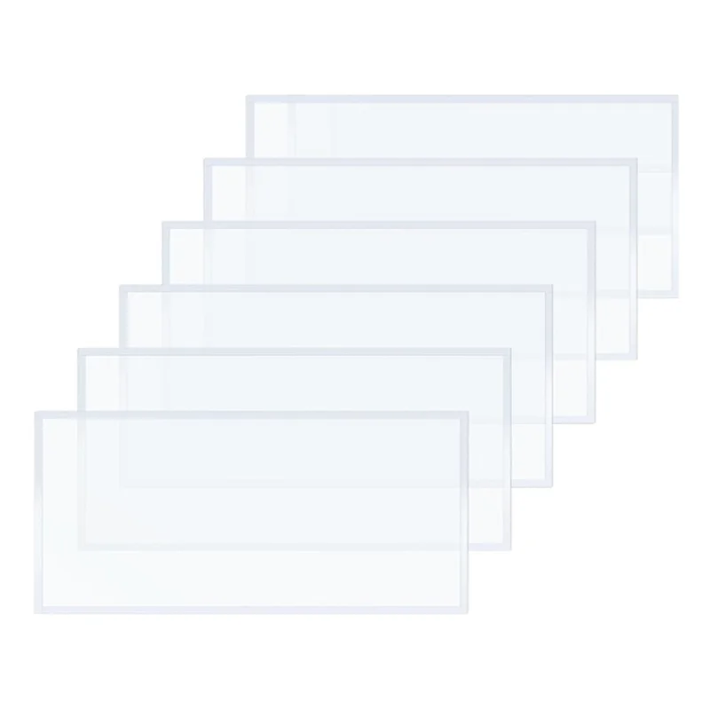 

A84E-For Abrasive Blasting Cabinet Lens Covers-6 Pack-Sandblasting Lens Protectors For 23 X 11 Inch Blasting Machines