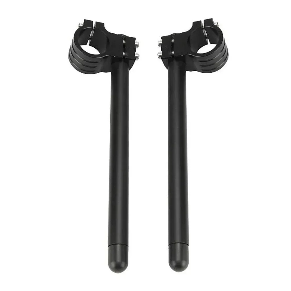 10Pcs Aluminum Motorcycle CNC Clip-On Racing Handlebars Grip Fork in Multiple Sizes 35mm-51mm