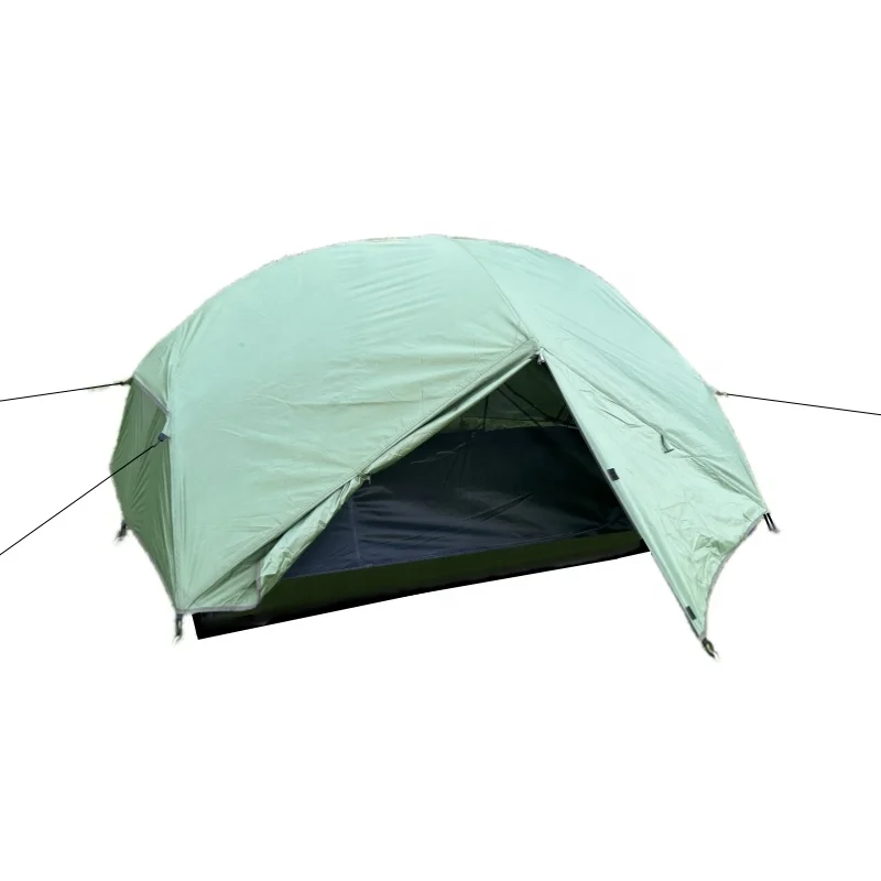 

2-3 Person Ultralight Aluminum Pole Double-layer Portable Waterproof Outdoor Camping Dome Tent With Mat