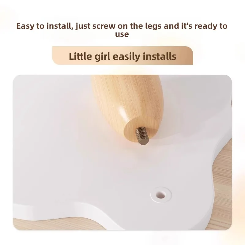Walnut Color Desktop Monitor Riser Laptop Stand Heighten Screen Base Fish-shaped Computer Support