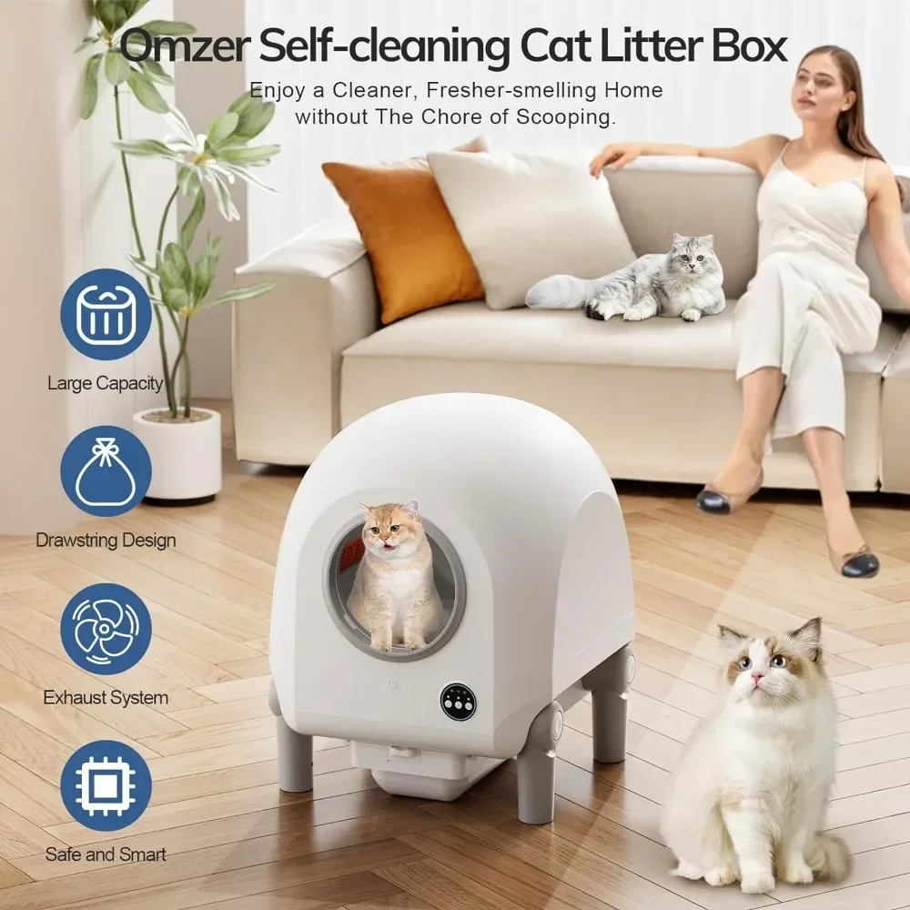 Pet Supplies Cats' Sandbox Self-cleaning for Cats Toilet Pets Litter Tray Automatic Litter Box Sand Products Sandboxes Closed